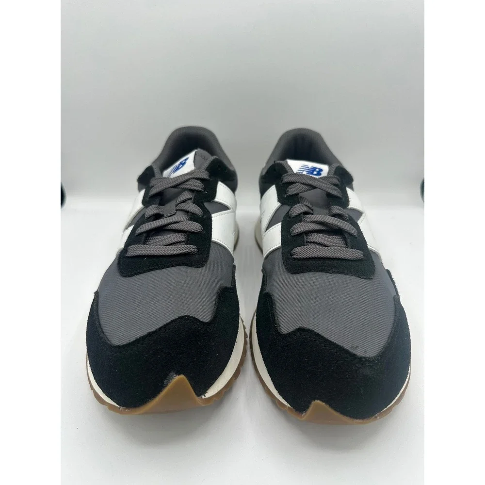 New Balance 237 MS237GA Mens Size 9.5 Black Grey White Gum Sneakers